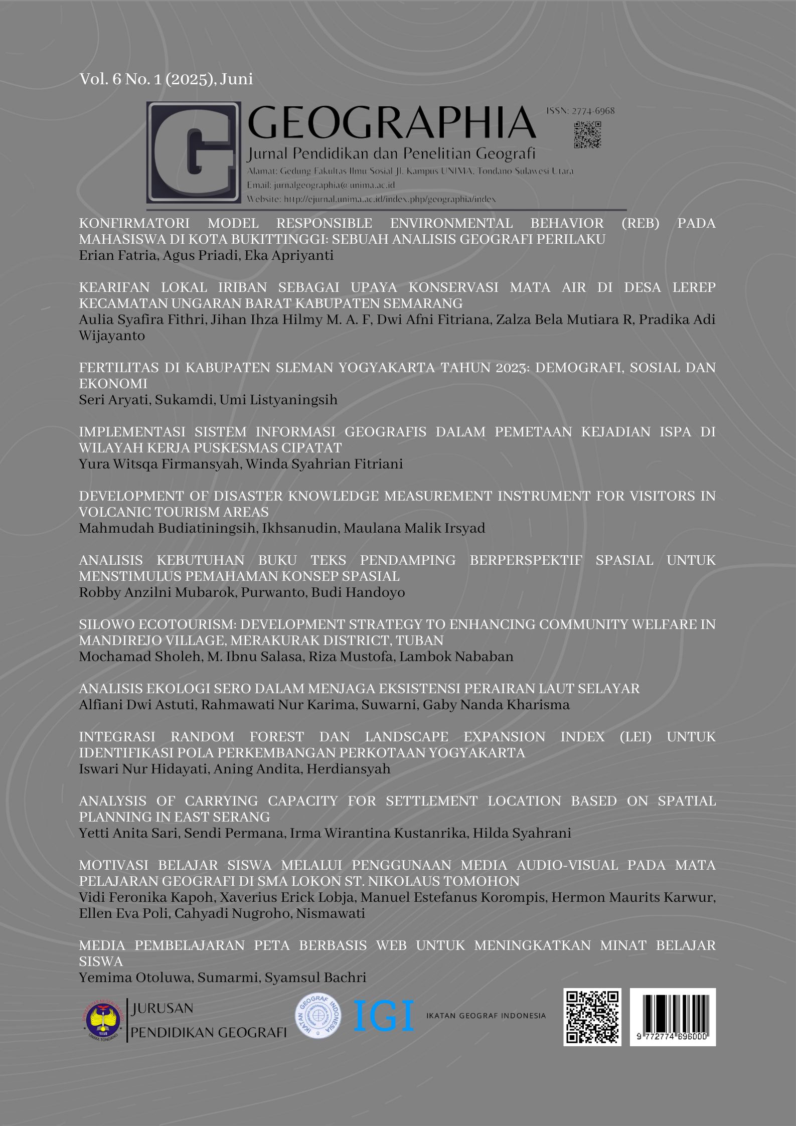 					View Vol. 6 No. 1 (2025): Juni
				